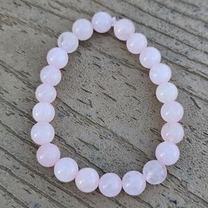 Elegant Pink Beaded Handmade Bracelet